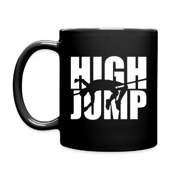 High jump - Full Color Mug - black - Left