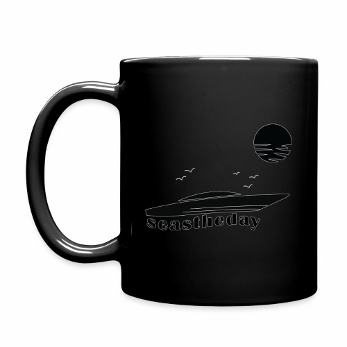 Seas the Day Maritime Speedboat Powerboat Boater. - Full Color Mug