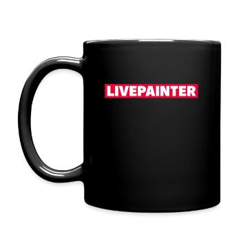 LIVEPAINTER Gear - Full Color Mug - black - Left
