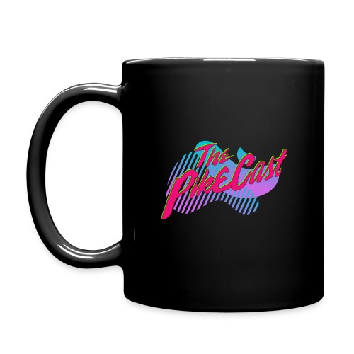 The PikeCast Synthwave Logo - Full Color Mug