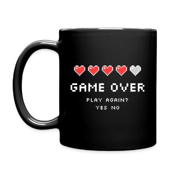 GAME OVER - Full Color Mug - black - Left