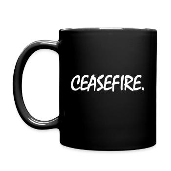 Ceasefire - Full Color Mug - black - Left