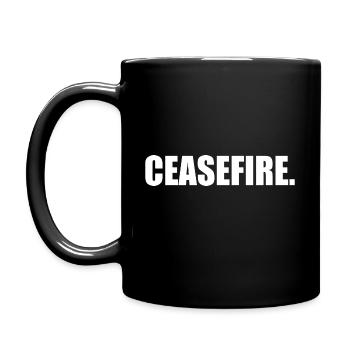 Ceasefire - Full Color Mug - black - Left