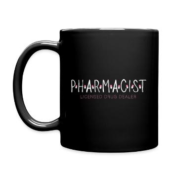 Pharmacist (Licensed Drug Dealer) - Full Color Mug - black - Left