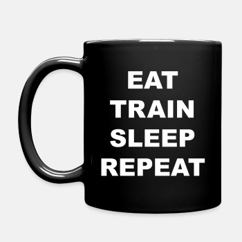 Eat train sleep repeat ats - Coffee Mug