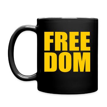 FREEDOM - Full Color Mug - black - Left