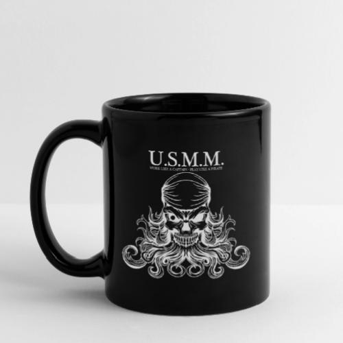 USMM, work like a captain, play like a pirate - Full Color Mug