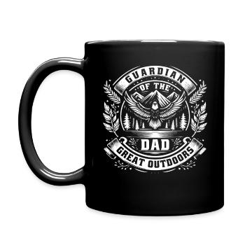 Dad, Guardian of the Great Outdoors - Full Color Mug - black - Left