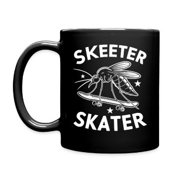 Skeeter Skater - Full Color Mug - black - Left