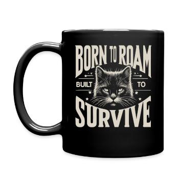 Born to Roam Built to Survive - Full Color Mug - black - Left