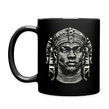 Nubian Tribe Warrior - Full Color Mug - black - Left