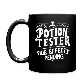 Potion Tester Side Effects Pending - Full Color Mug - black - Left