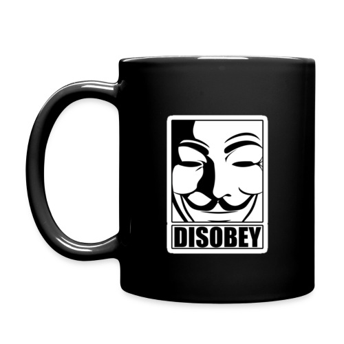Anonymous Disobey Frame png - Full Color Mug
