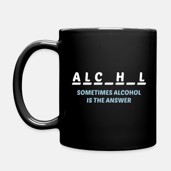 Sometimes alcohol is the answer