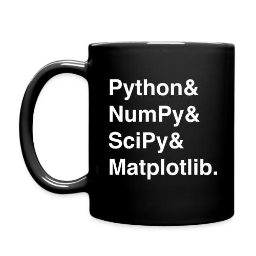 Helvetica: Python & NumPy & SciPy & Matplotlib. - Full Color Mug
