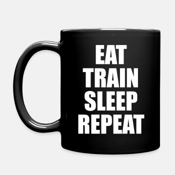 Eat train sleep repeat - Coffee Mug