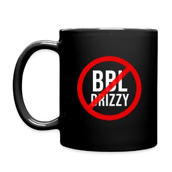 No BBL Drizzy - white and red - Full Color Mug - black - Left