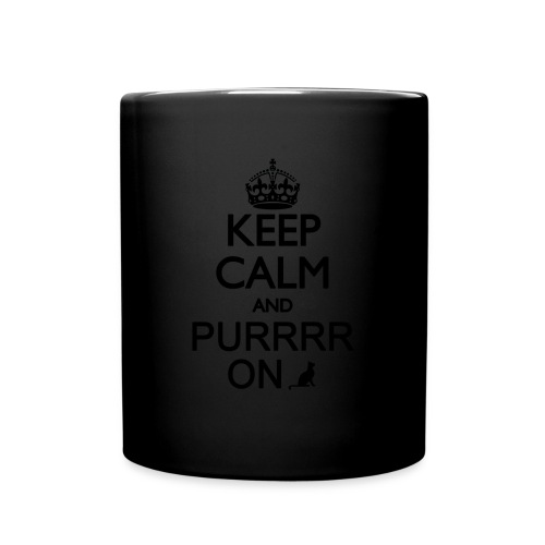 Keep Calm and Purrr On - Full Color Mug