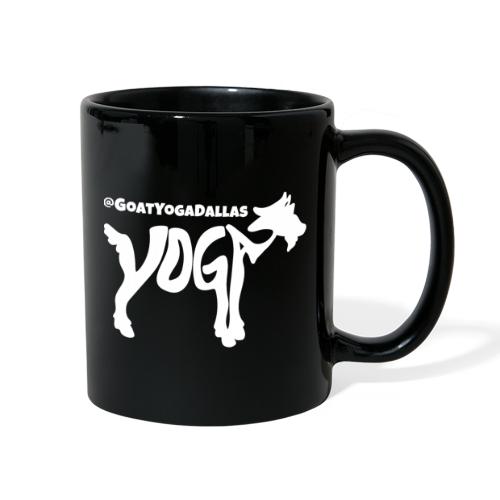Goat Yoga Dallas White Logo - Full Color Mug