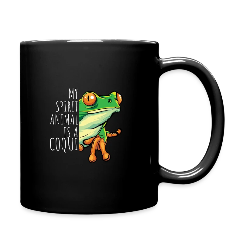My Spirit Animal is a Coqui Boricua Puerto Rico - Full Color Mug