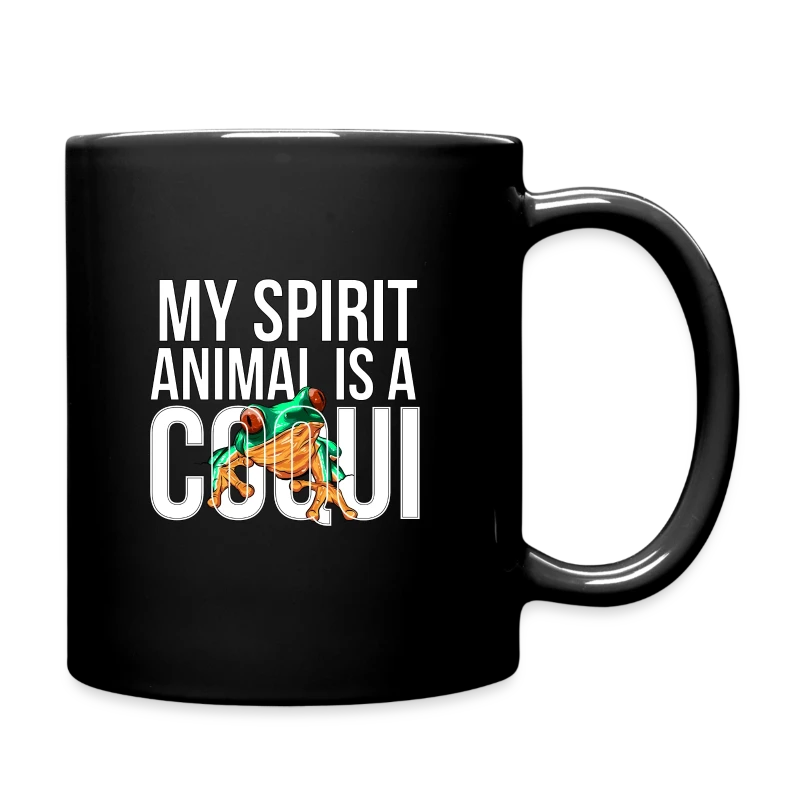 My Spirit Animal is a Coqui Boricua Puerto Rico - Full Color Mug