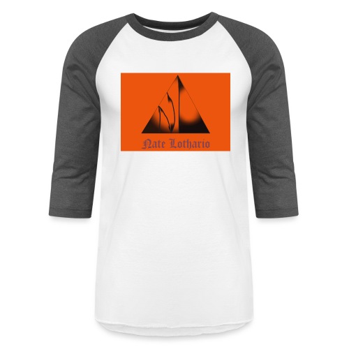 Orange Logo 2 - Unisex Baseball T-Shirt