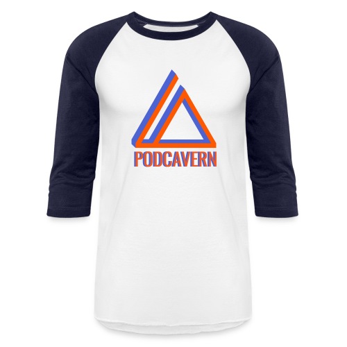 PodCavern Logo - Unisex Baseball T-Shirt