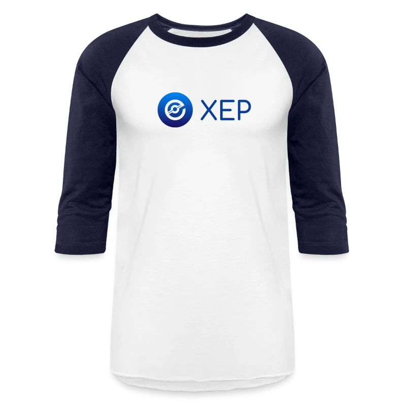 XEP Blue Logo - Unisex Baseball T-Shirt