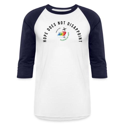 pilgrims of hope 2025 logo hope - Unisex Baseball T-Shirt