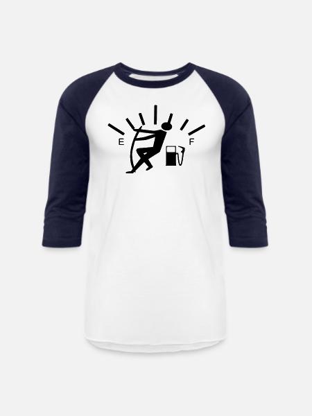 Level 1 - Unisex Baseball T-Shirt - white/navy