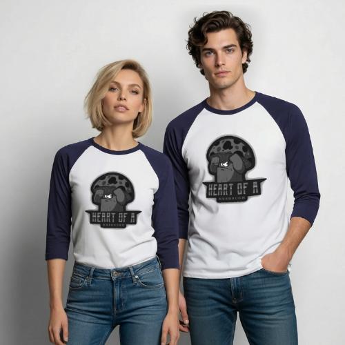 Heart Of A Mushroom - Unisex Baseball T-Shirt