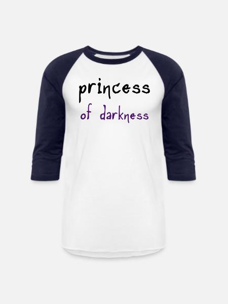 Princess of Darkness - Unisex Baseball T-Shirt - white/navy