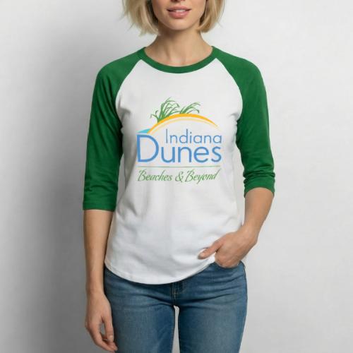 Indiana Dunes Beaches and Beyond - Unisex Baseball T-Shirt