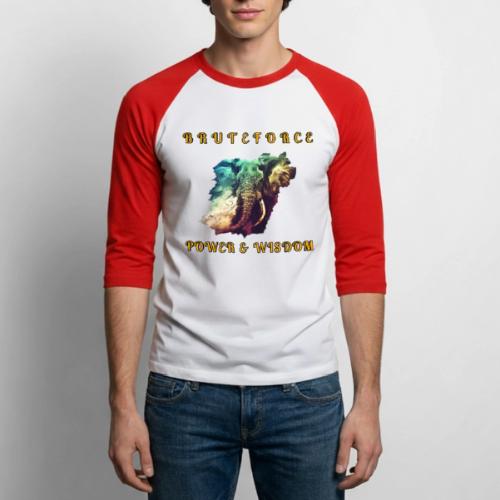 POWER WISDOM - Unisex Baseball T-Shirt