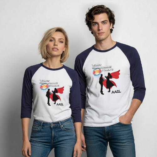 AASL Empowering Students - Unisex Baseball T-Shirt
