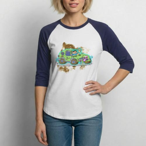 Ongher's UFO Crashed Car - Unisex Baseball T-Shirt