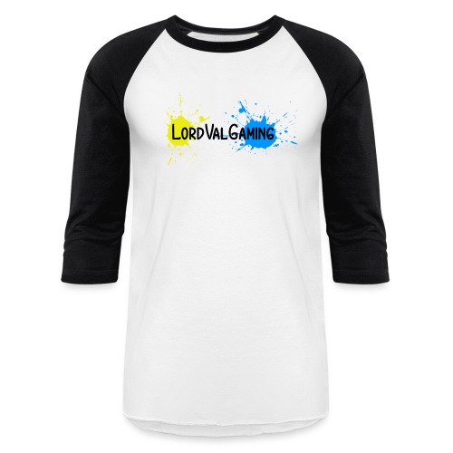 LVG Paint Splash Black - Unisex Baseball T-Shirt
