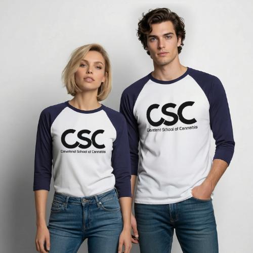 CSC Traditional Logo - Unisex Baseball T-Shirt