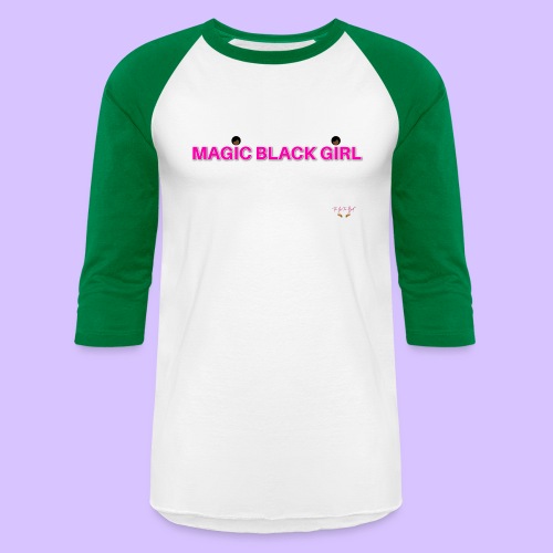 Magic Black Girl - Unisex Baseball T-Shirt
