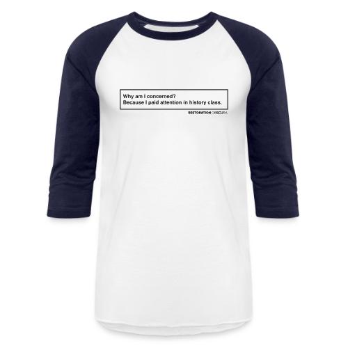 RO History Class - Unisex Baseball T-Shirt