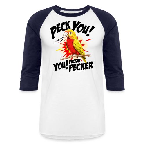 KOZMO PECK YOU - Unisex Baseball T-Shirt