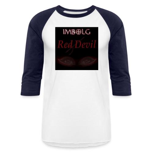 Red Devil (with Black Background) - Unisex Baseball T-Shirt