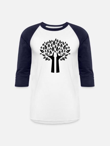 conservation of nature - Unisex Baseball T-Shirt - white/navy