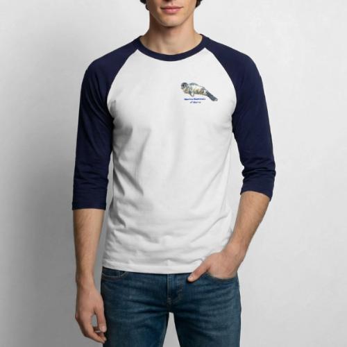 Resting Harbor seal Pup - Unisex Baseball T-Shirt