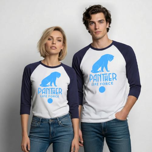 Panther Life Force - Unisex Baseball T-Shirt