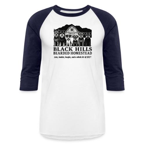 BH Bearded Homestead Logo Merch - Unisex Baseball T-Shirt