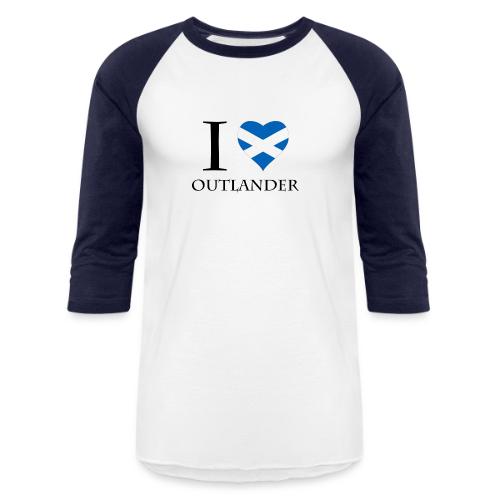 I LOVE OUTLANDER HEART - Unisex Baseball T-Shirt