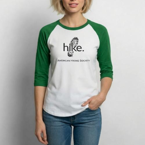 hike. - Unisex Baseball T-Shirt