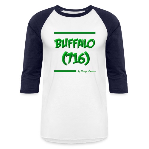BUFFALO 716 GREEN - Unisex Baseball T-Shirt