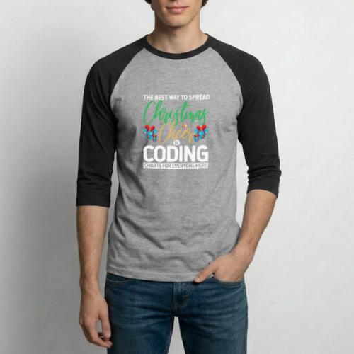 Christmas Cheer Medical Coding - Unisex Baseball T-Shirt